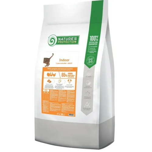 Nature's Protection Cat Indoor 18kg (Breeder貓舍場糧) (FI348) 保然貓糧 室內成貓糧 (新包裝) 原裝行貨 (EXP: 10月/2027)